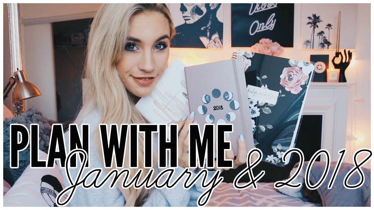 Plan With Me January | 2018 RESOLUTIONS & GOALS