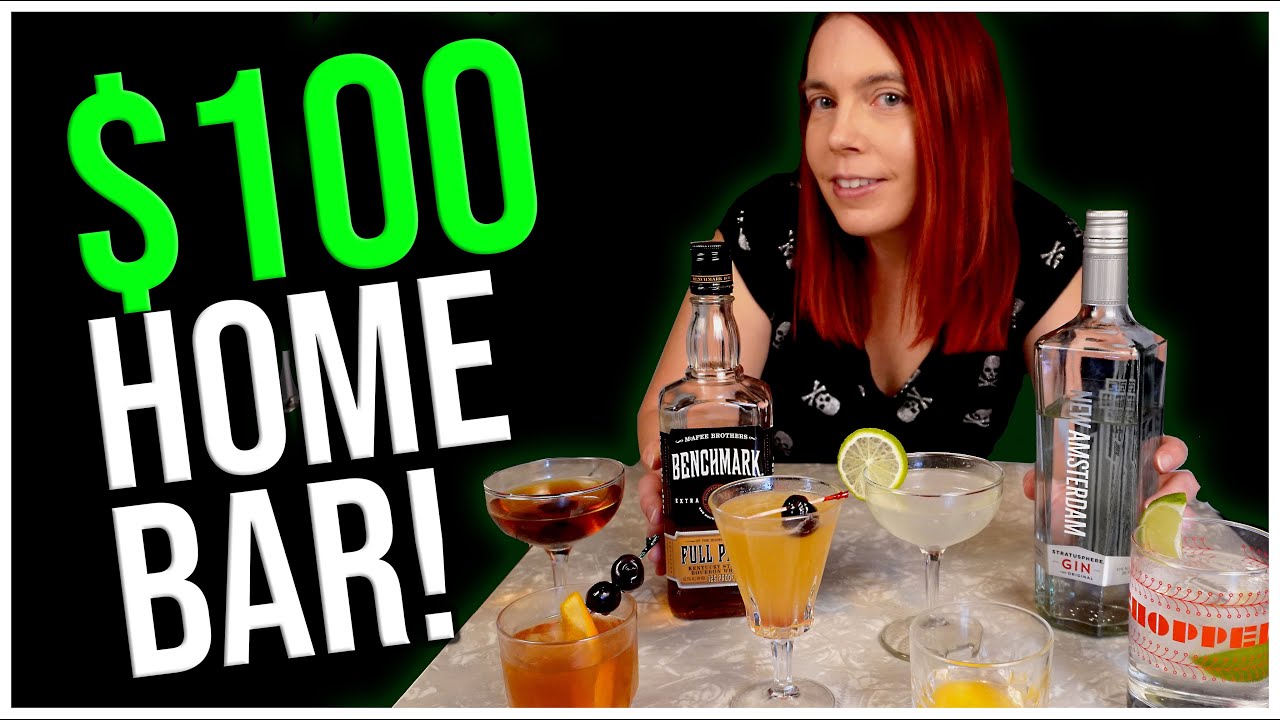 How to Start a Home Bar on a $100 budget