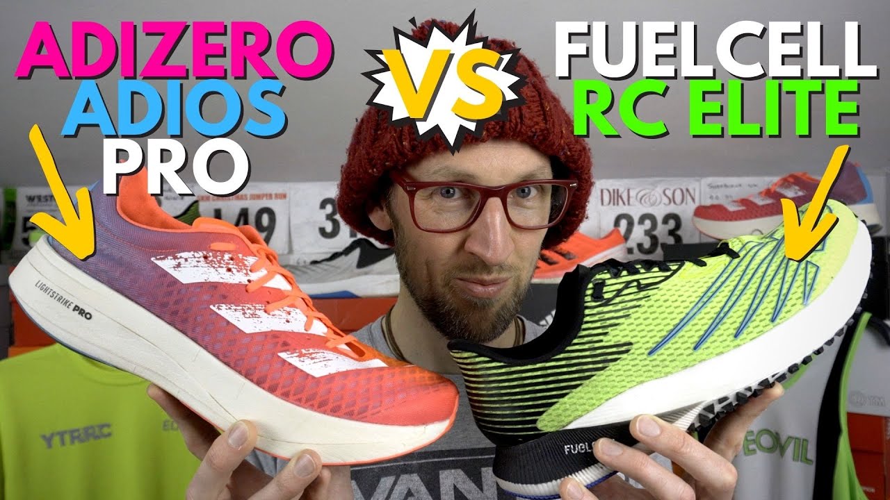 New Balance Fuelcell RC Elite vs Adidas Adizero Adios Pro | Carbon plate race shoes of 2020 | eddbud
