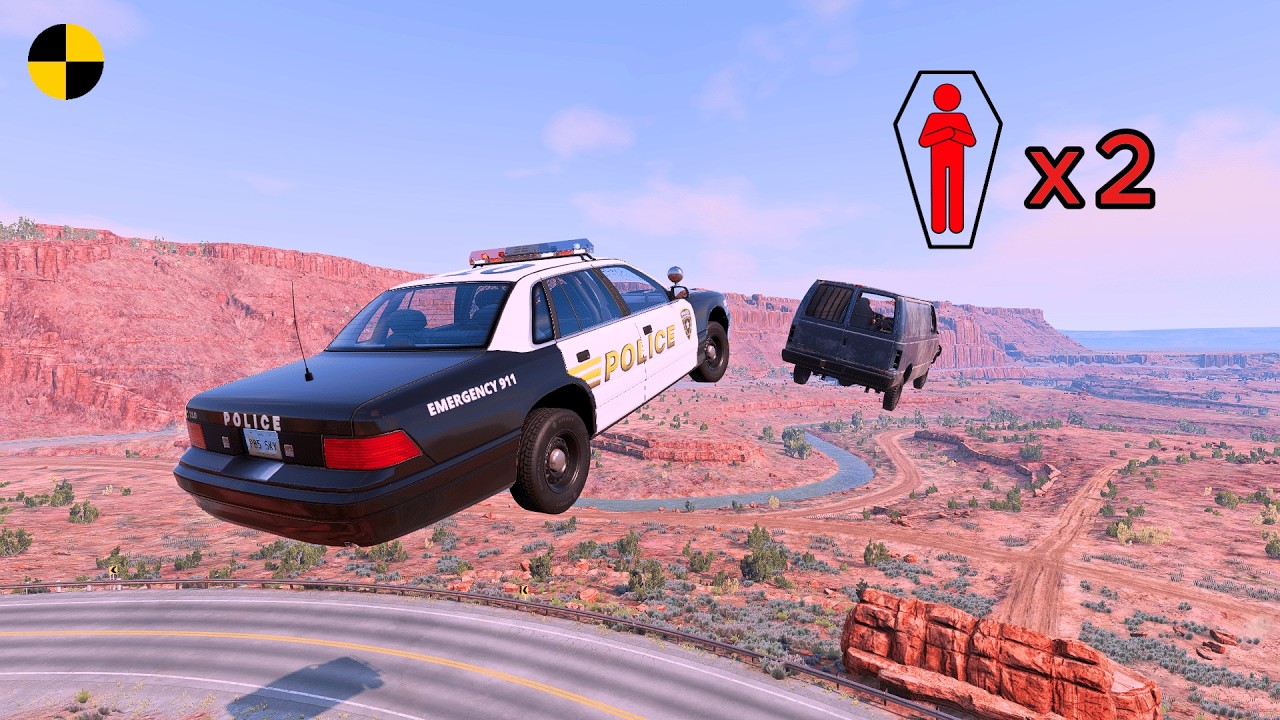 Realistic High-Speed Car Crashes in BeamNG.drive #147 | Ultra Detailed Crash Compilation