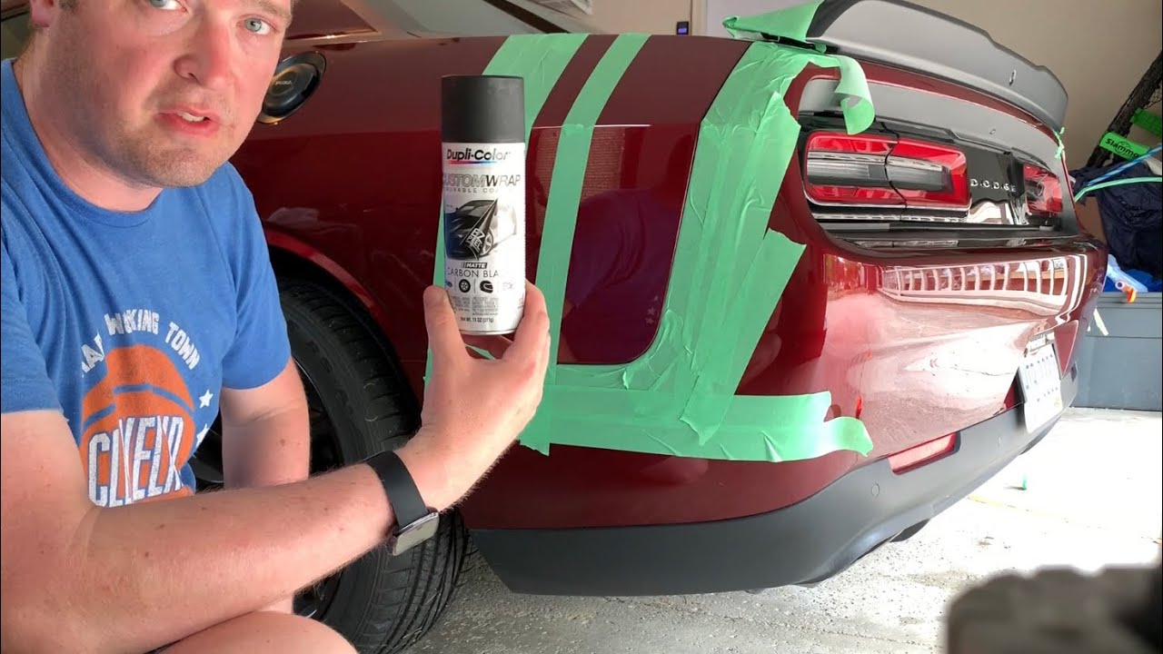 How to Paint Stripes on Your Dodge Challenger - Did I FAIL?
