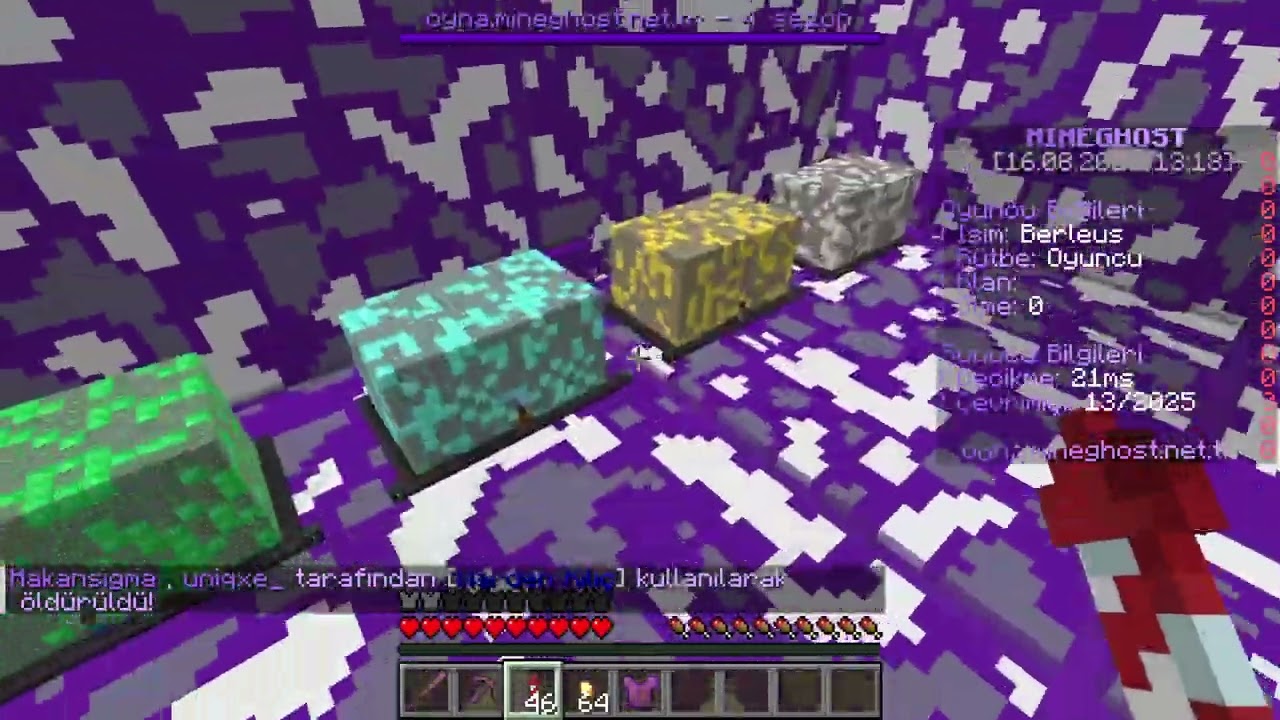 Mükemmel BoxPvP Sunucusu MineGhost - Minecraft Sunucu Tanıtımı