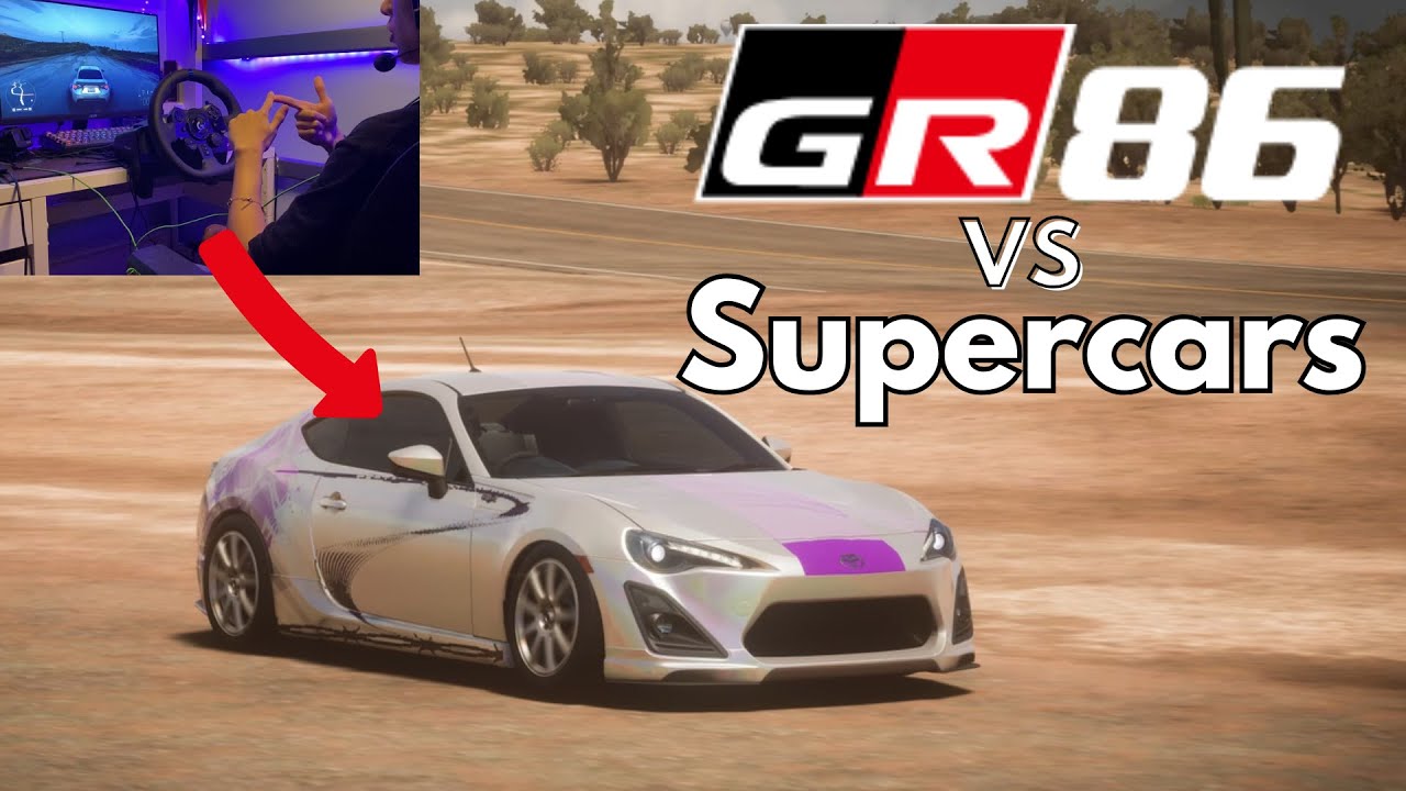 Forza, the GR86 vs SUPERCARS!