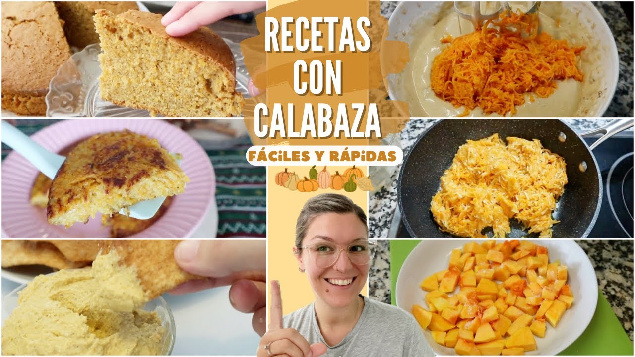 3 RECETAS con CALABAZA *Recetas de OTOÑO Fáciles y Rápidas*
