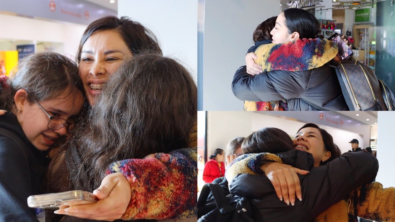 My mom was so happy to see us!