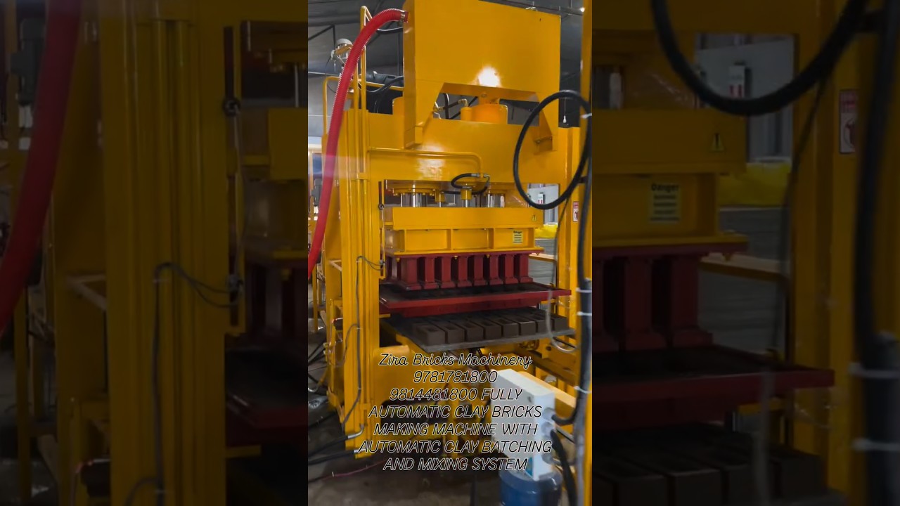 FULLY AUTOMATIC CLAY BRICKS MAKING MACHINE IN PUNJAB /ZIRA BRICKS MACHINERY 98144 81800 98145 81800