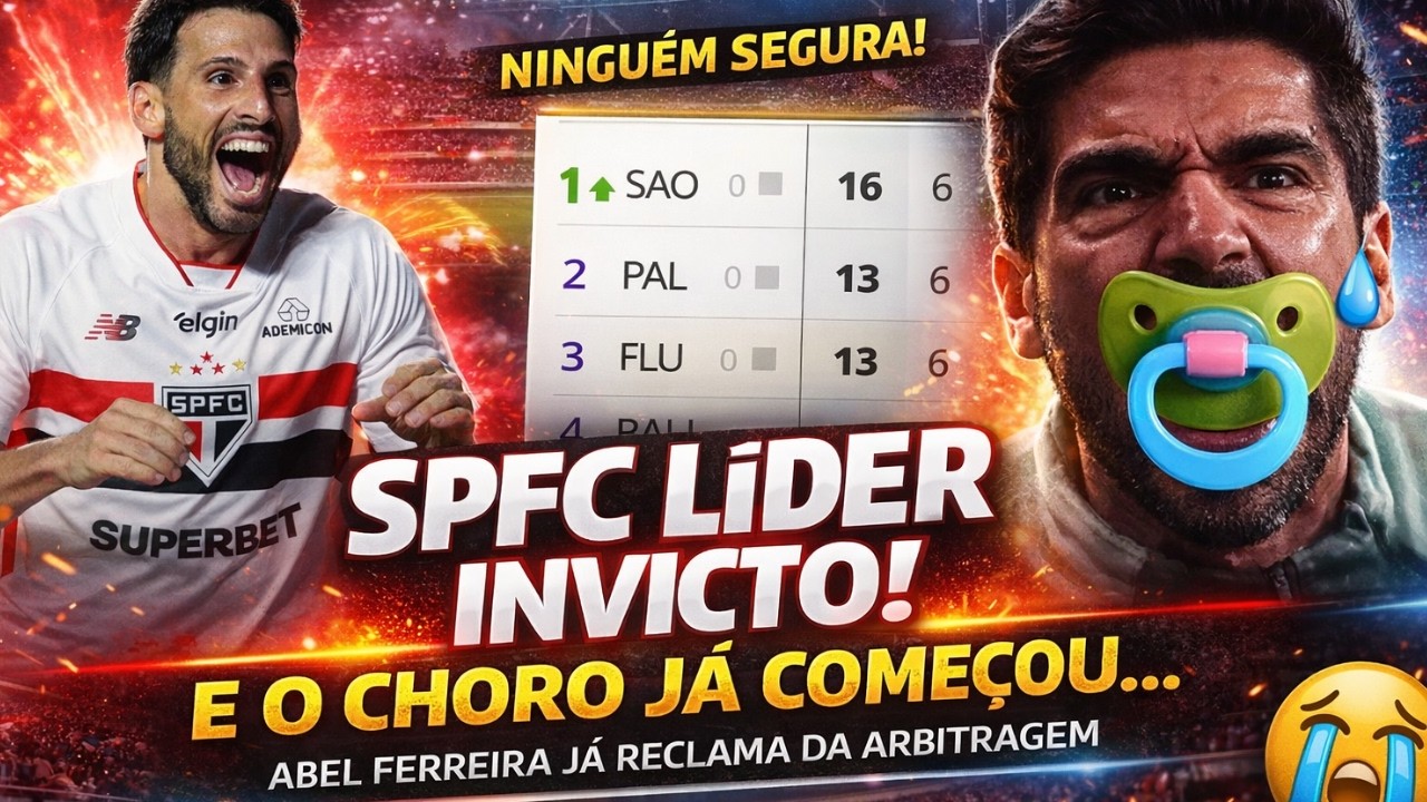 SEGUE O LÍDER - SPFC VENCE MAIS UMA - TIME EMBALOU - ESTÁ TUDO DANDO CERTO - COMEÇOU A CHORADEIRA