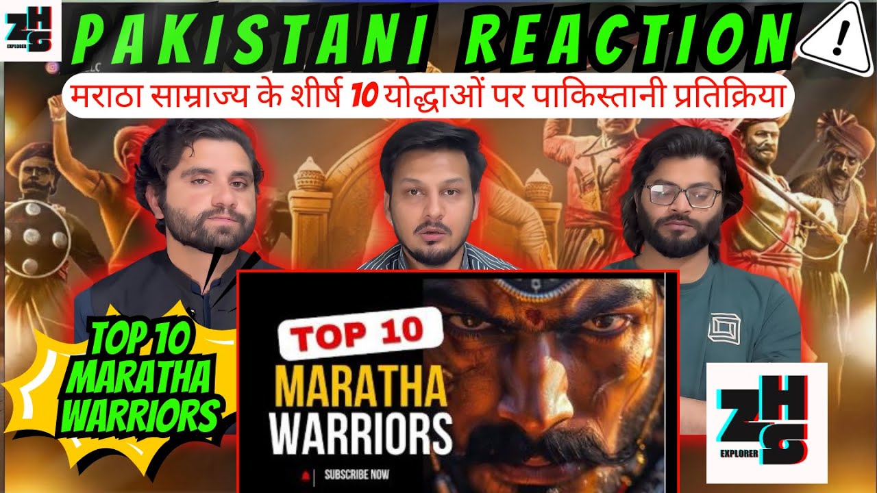 PAKISTANI MUSLIMS Reaction on MARATHA WARRIORS - Top 10 Warriors of Maratha Empire #maratha #india