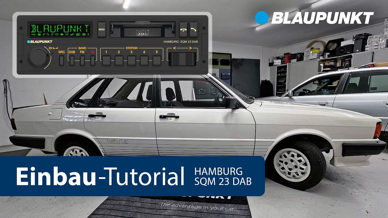 Audi 80 GTE von 1983 – Einbau Tutorial Blaupunkt 