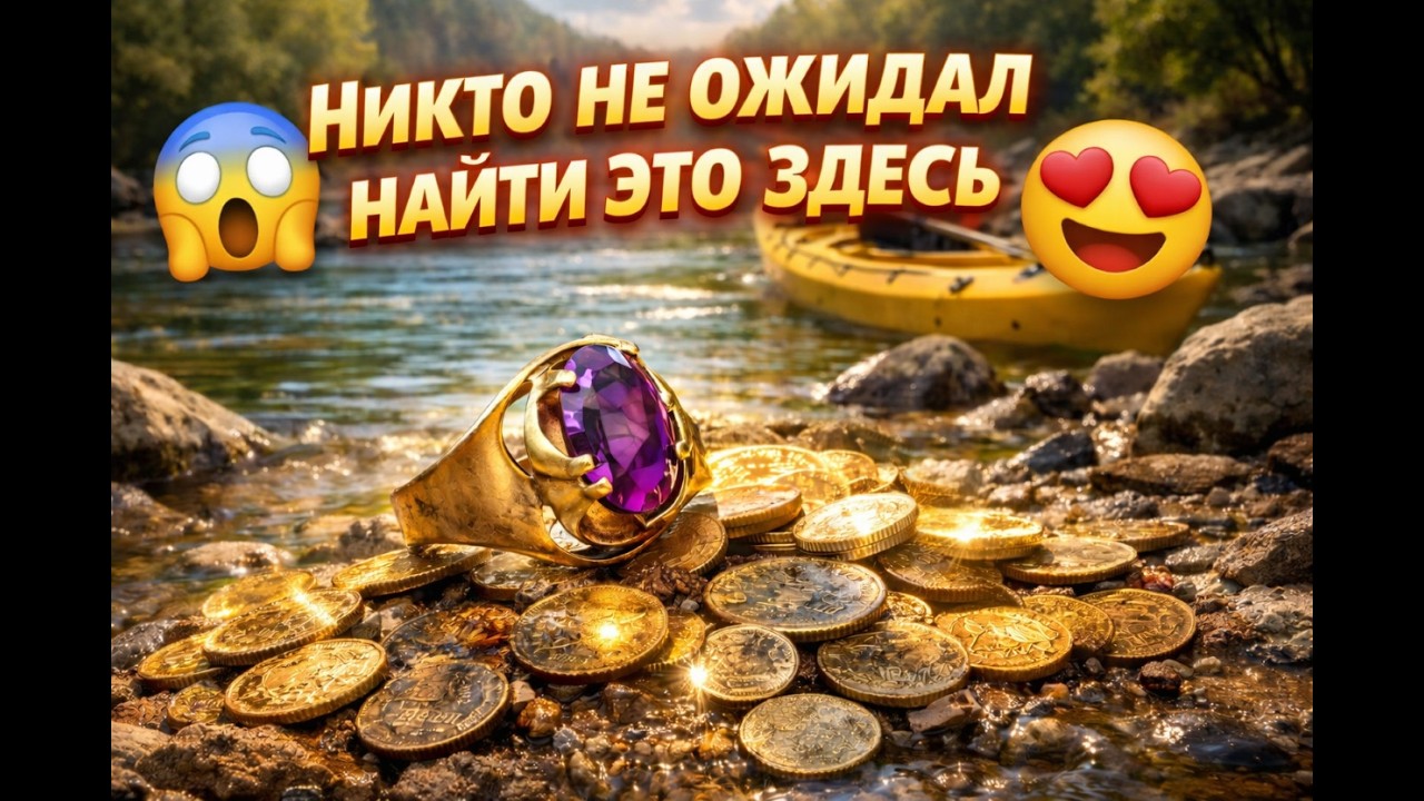 Ранняя весна, забытый пляж и неожиданная находка 💍