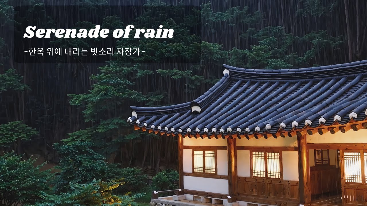 🌙 Night Rain Lullaby for Tired Souls✨✨ 잔잔한 빗소리와 부드러운 선율이 함께하는 3시간 수면 처방#RainLullaby#SleepAid#asmr