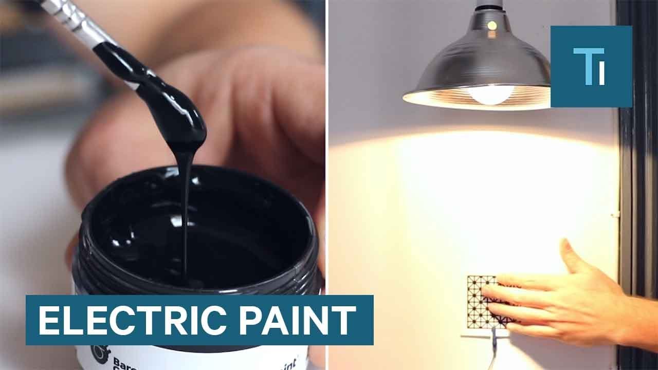 Electricity-Conducting Paint Lets You Paint Switches On Walls
