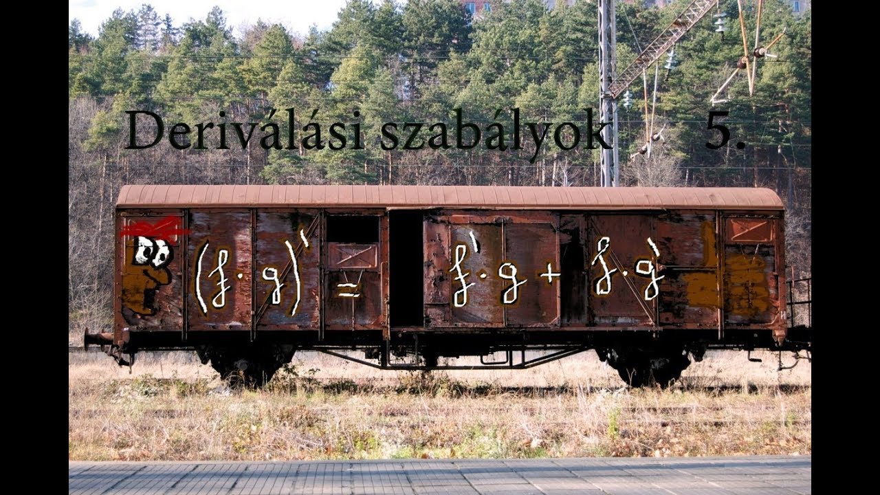 Deriválási szabályok (hányados) - 5.