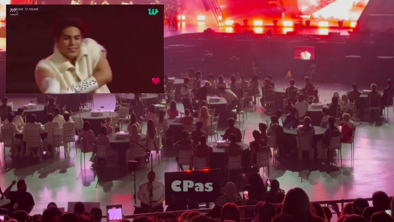 Split Screen Idol Reaction to SB19 Opening Performance in AAA 2023