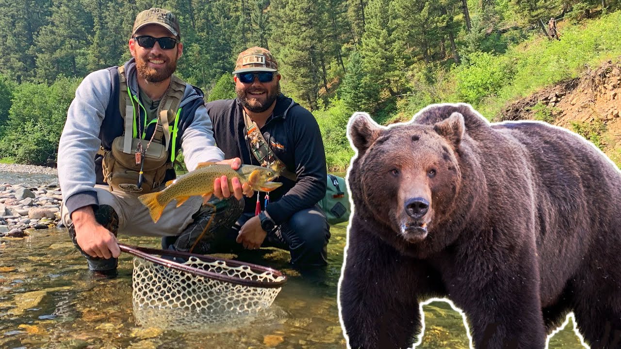 CATCHING CUTTHROAT TROUT in GRIZZLY COUNTRY!!!