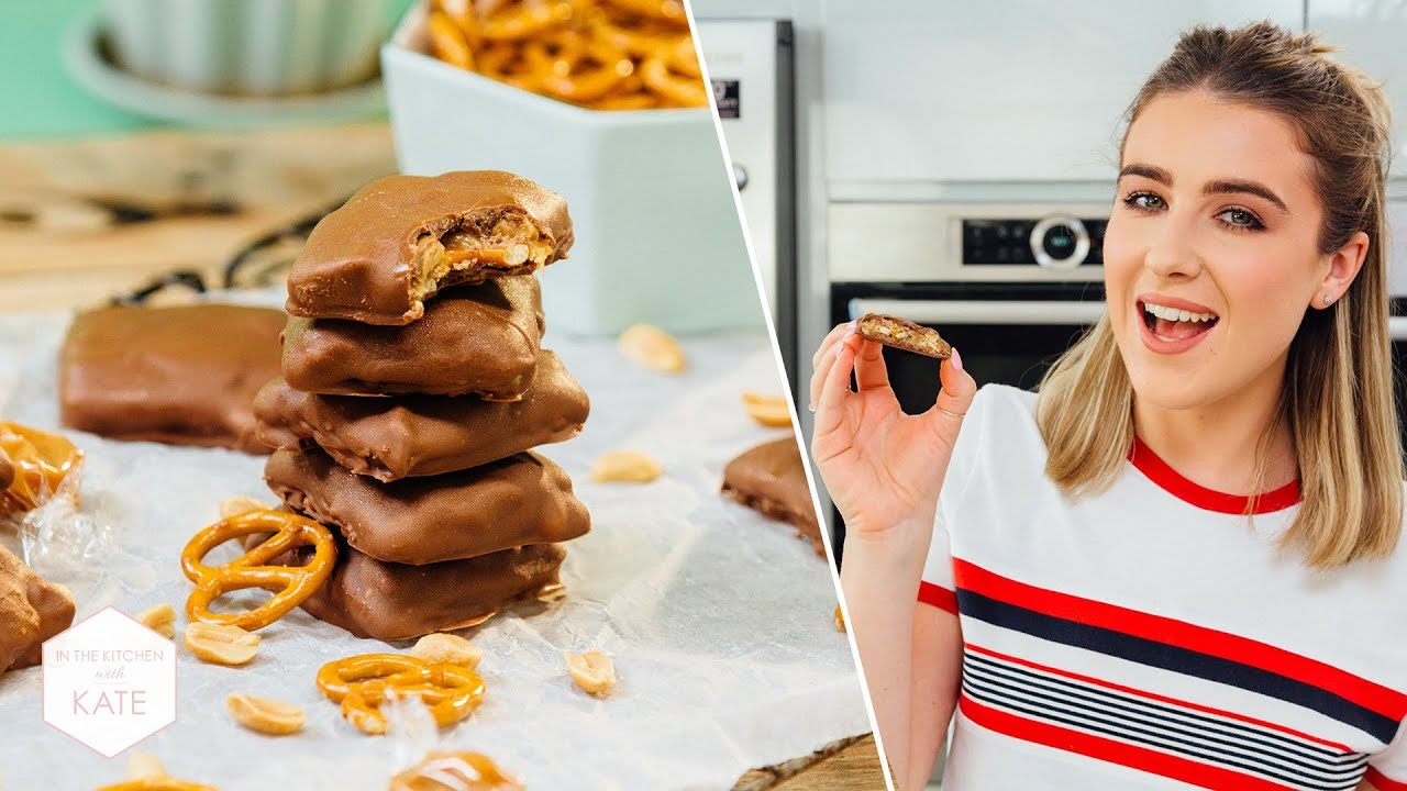 Homemade Mini Take5 Chocolate Bar - In The Kitchen With Kate