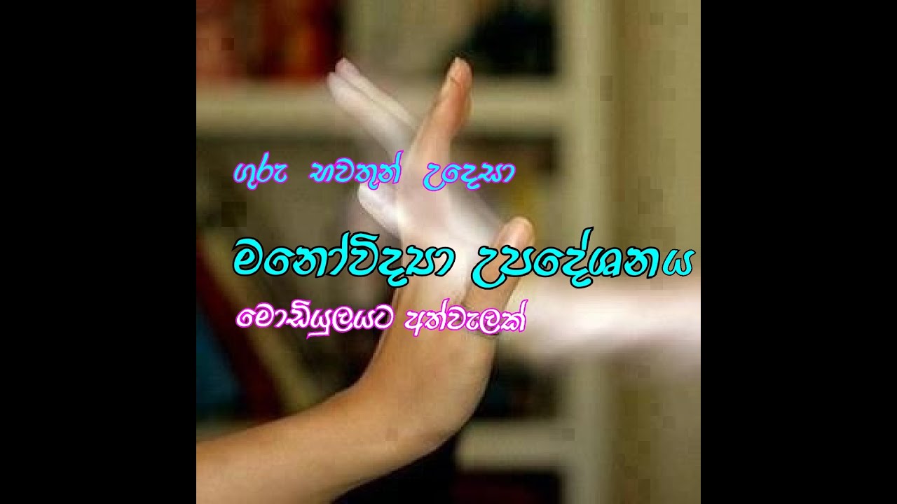 ගුරු භවතුන් උදෙසා මනෝවිද්‍යා උපදේශනය මොඩියුලයට අත්වැලක්