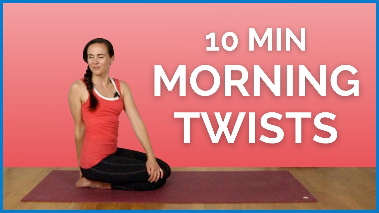 10 min Morning Yoga TWISTS for good energy!
