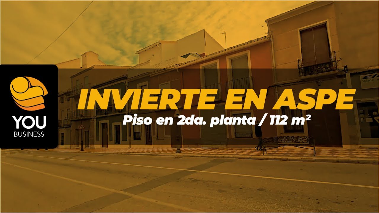 NO DISPONIBLE,  Ideal para Inversores: Piso en Aspe con Gran Potencial de Reforma