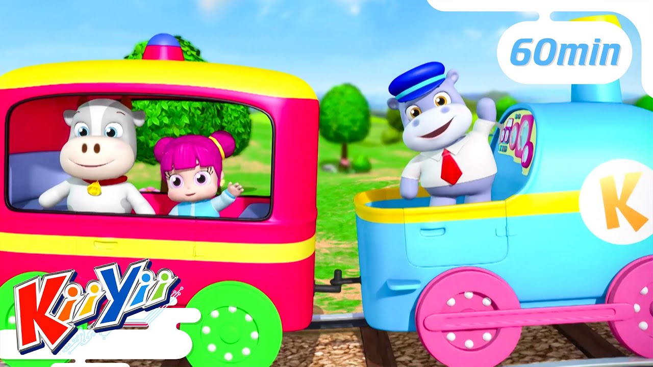 Choo Choo Train | + More | Best of KiiYii Songs | ABC and 123 | Nursery Rhymes & Kids Songs