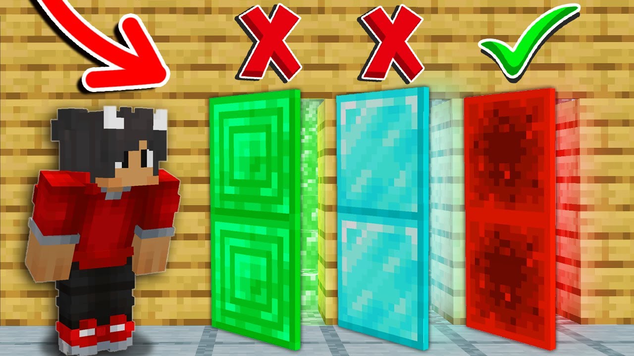 Vælg Den RIGTIGE Dør I Minecraft!