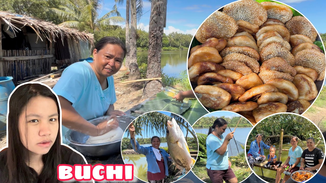 NAGLUTO KAMI NI TITA HUYA NG BUCHI UBE & CHEESE FLAVOR + NAMIWAS SILA NG MGA ISDA