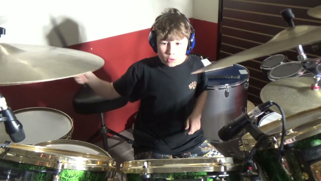 Kamden Garrett Welcome to the Jungle - Guns N' Roses - Drum Cover