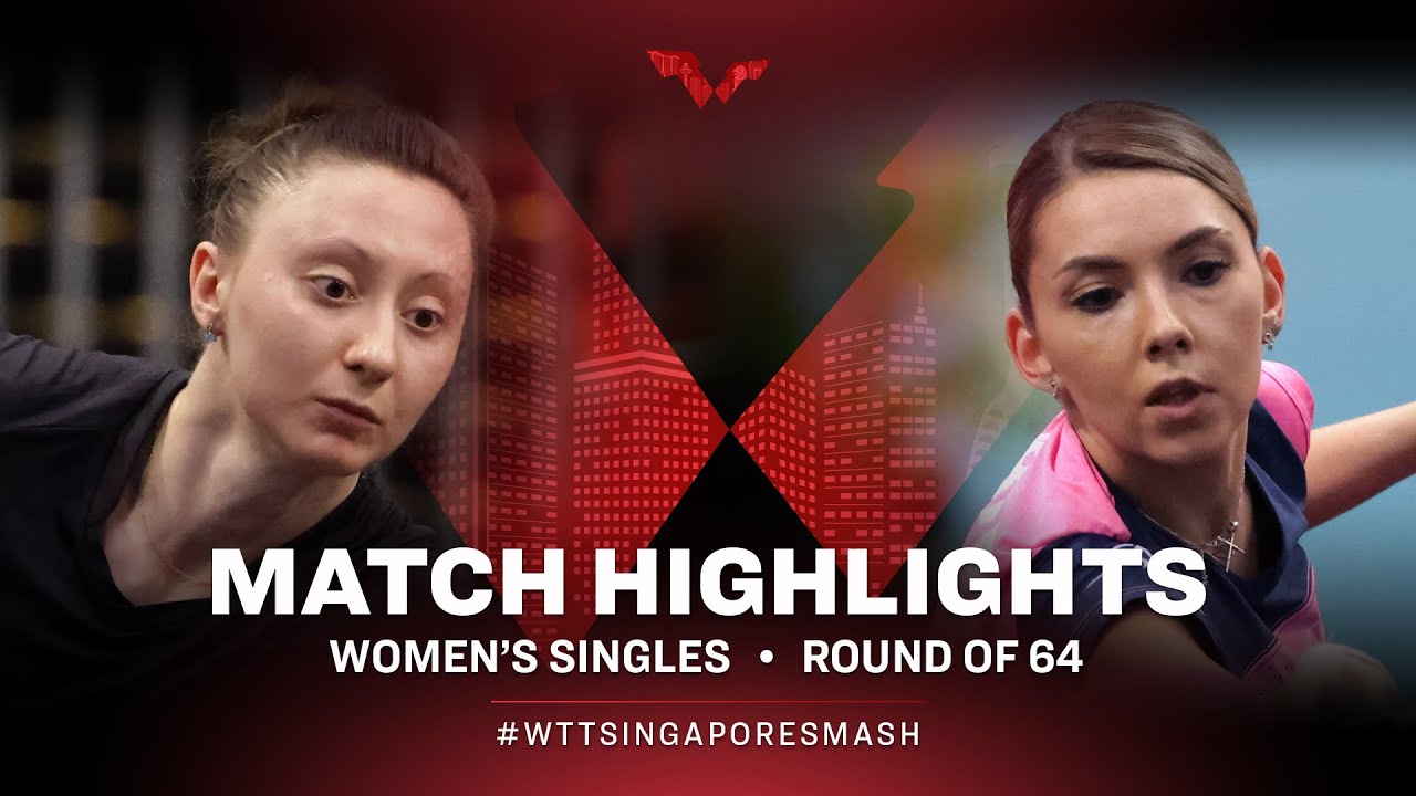 Sofia Polcanova vs Bernadette Szocs | WS | Singapore Smash 2022 (R64)