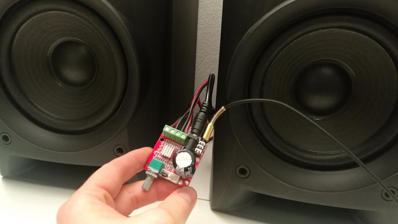 PAM 8610 amplifier - Mini amp board (insane bass)
