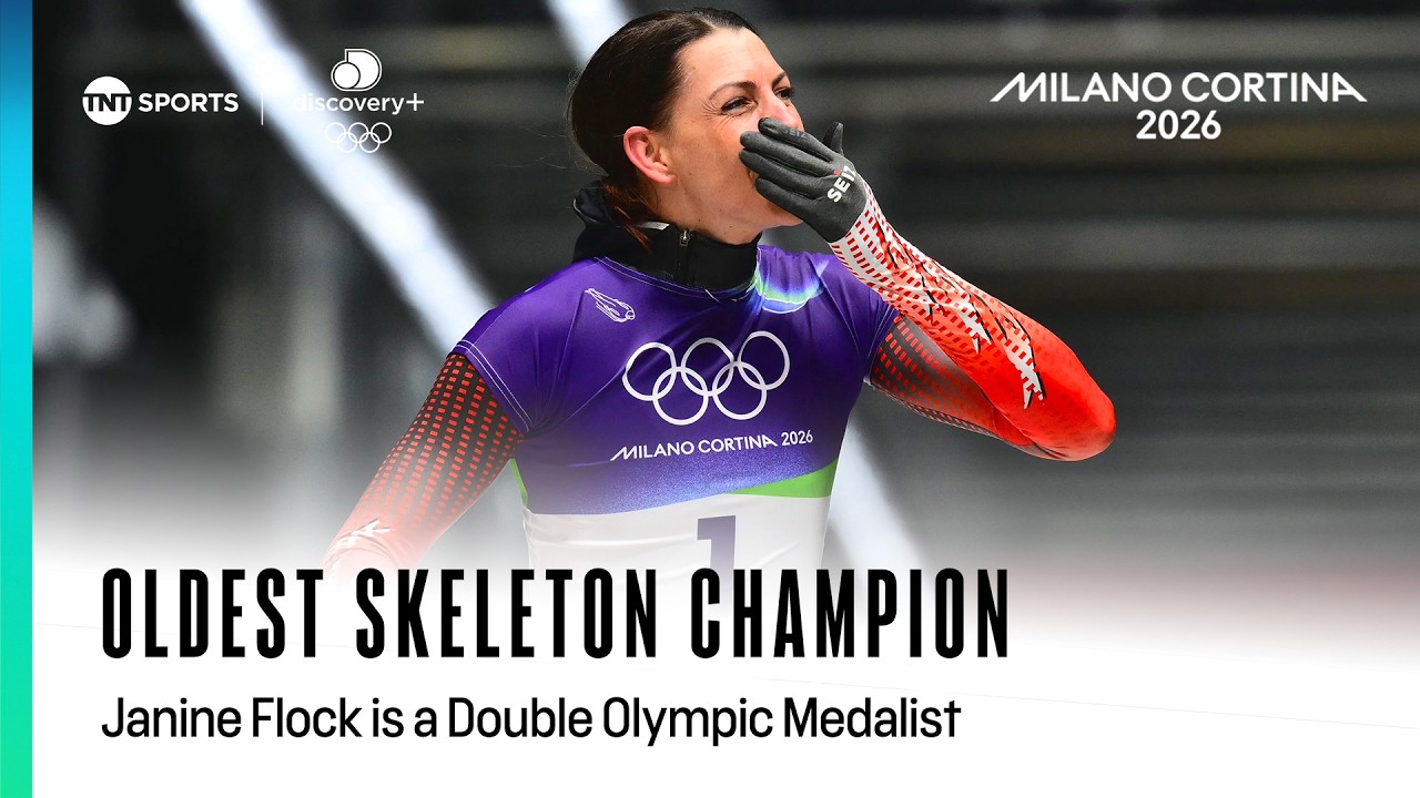 Janine Flock takes home the GOLD in Women's skeleton 🇦🇹 🥇 | Winter Olympics 2026