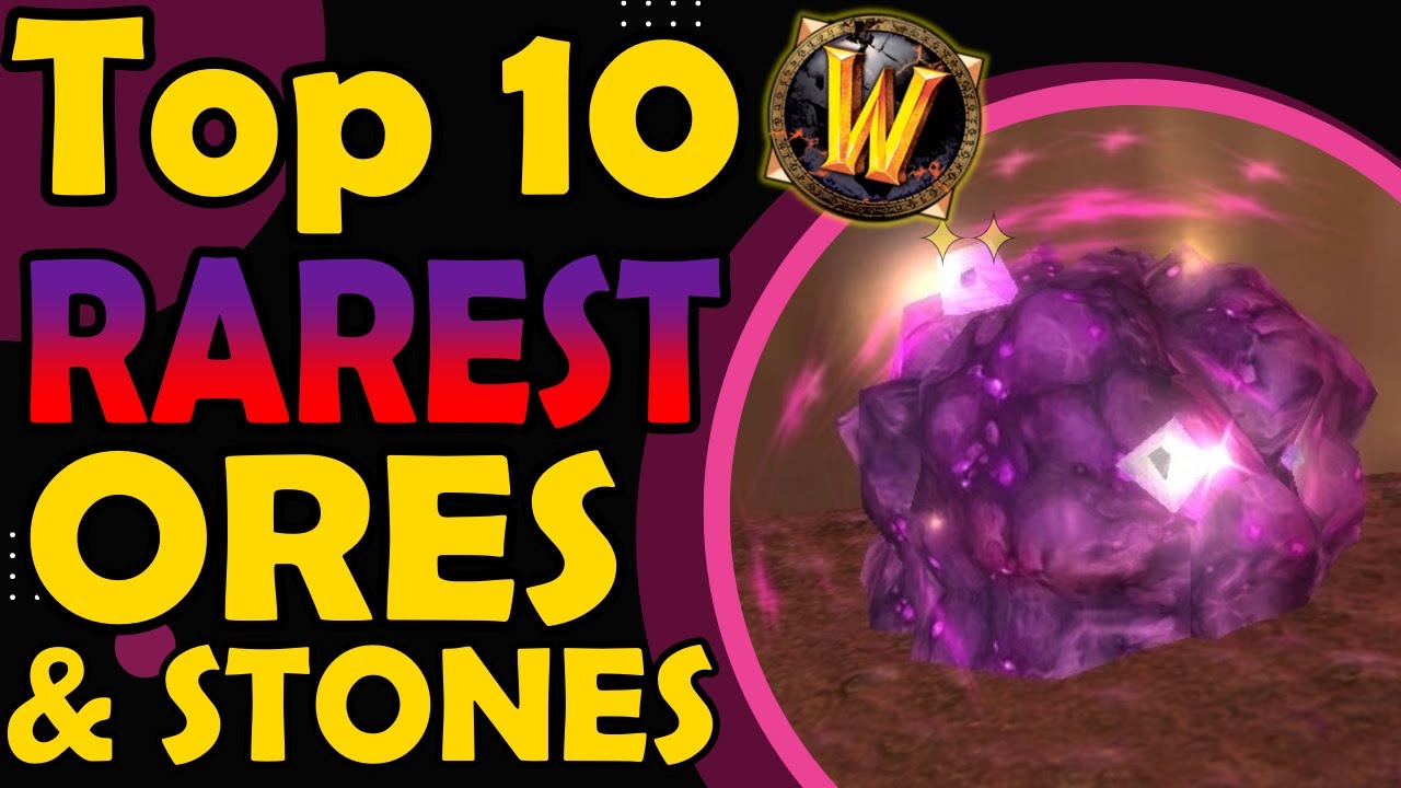 Top 10 Rarest Ores & Stones