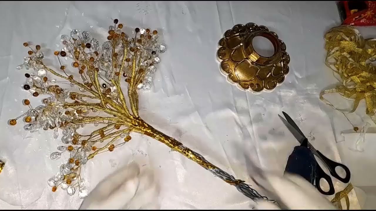 جددي بيتك للعيد ونفذي شجرة بكل سهوله وتكمله الجزء (٢) للشجرة   #tree  #making  #part2  #handmade