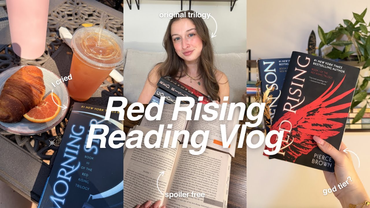 RED RISING READING VLOG || original trilogy, spoiler free 