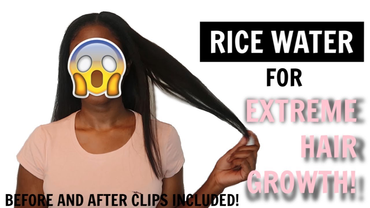RICE WATER FOR EXTREME HAIR GROWTH?! 5 DAY CHALLENGE RESULTS!! Before and After.
