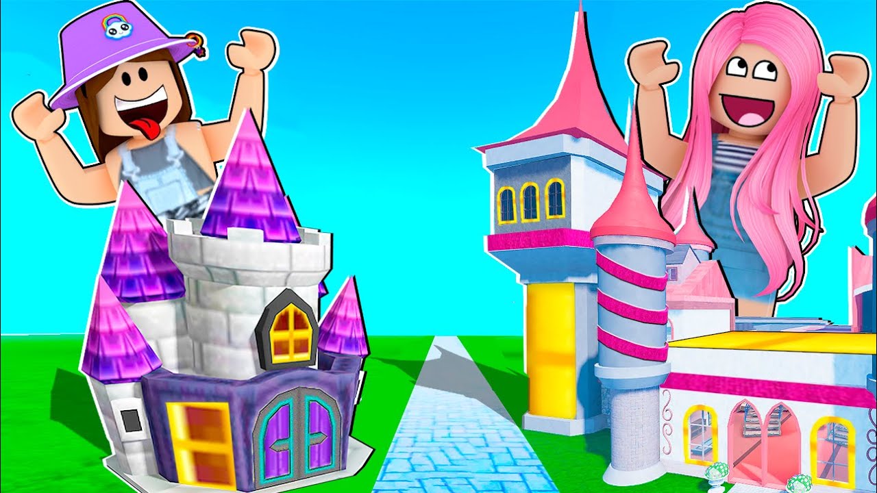QUEM CONSTRUIU O MELHOR CASTELO? (Roblox Princess Castle Tycoon) @familiamaffi