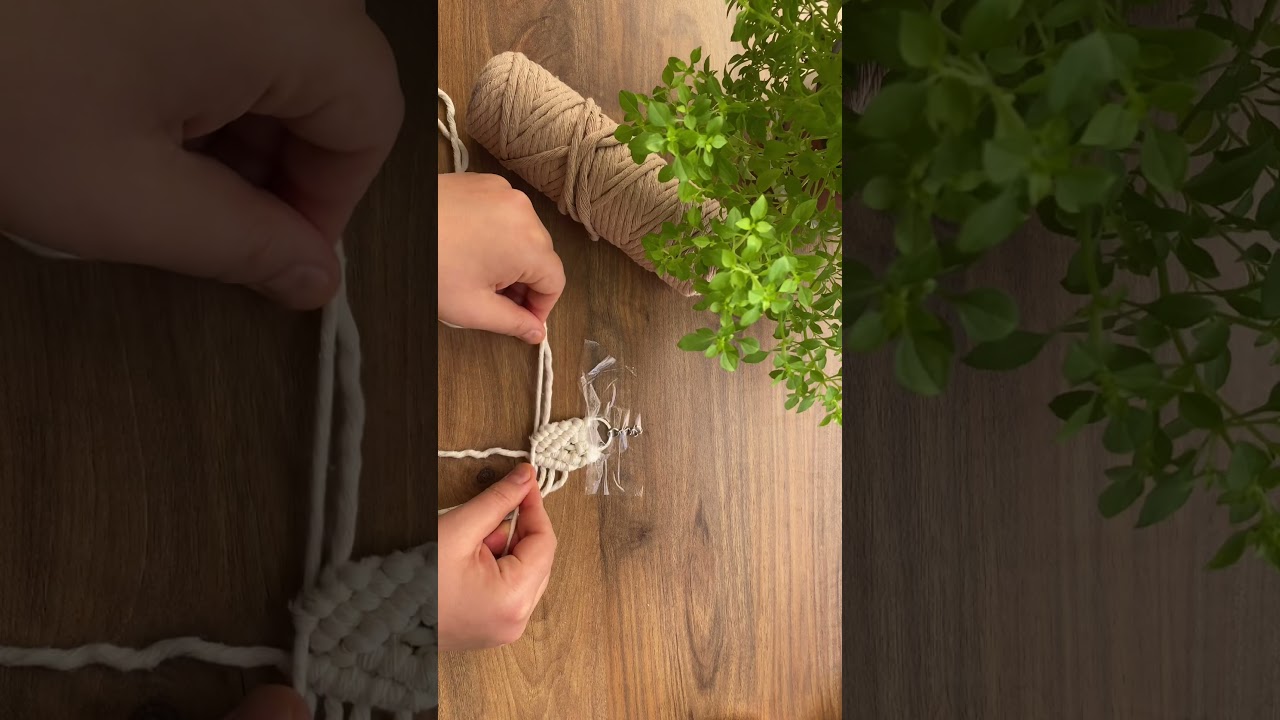 Yeni Başlayanlar İçin Makrome Anahtarlık Yapımı 2
