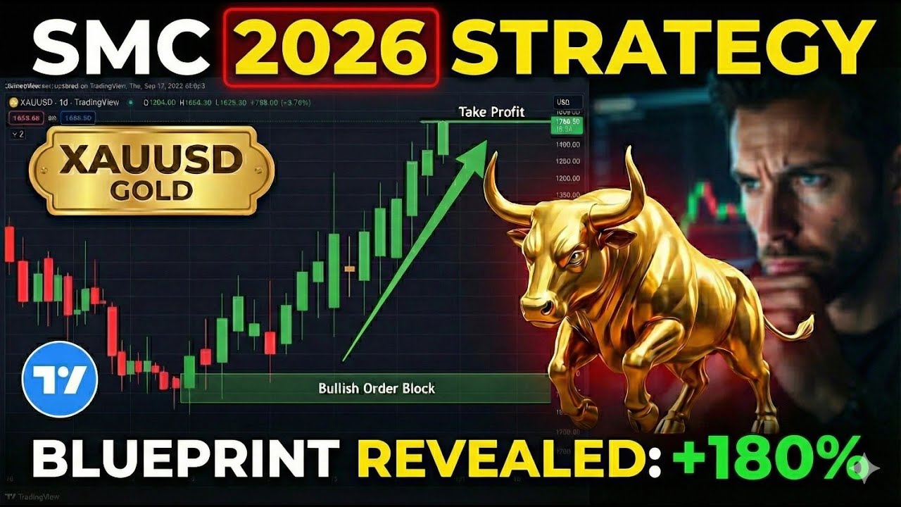 Лучший индикатор SMC на TradingView 2026? 🚀 | Стратегия SMC по бэктестированию золота на 2026 год