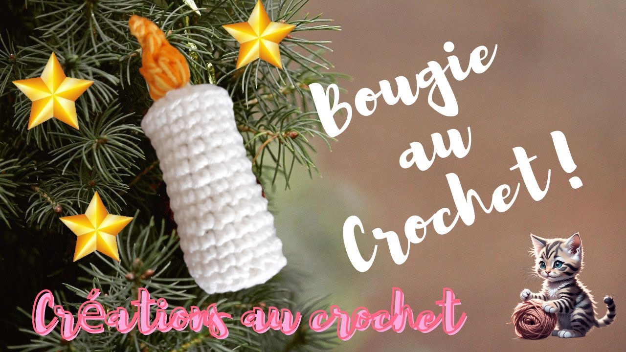 Tutoriel sujet pour sapin de Noël : la bougie.
