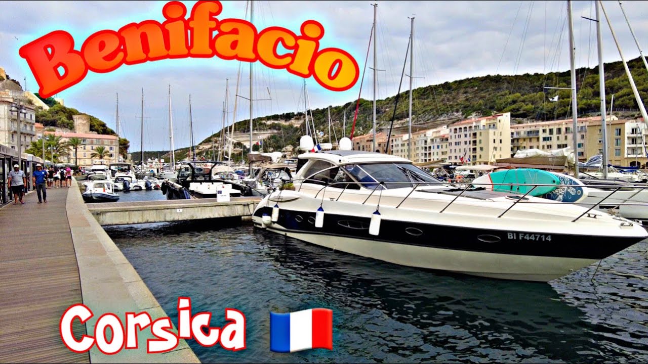 Benifacio, Corsica France 🇫🇷 Walking Tour - 4K UHD - with 4K City Life