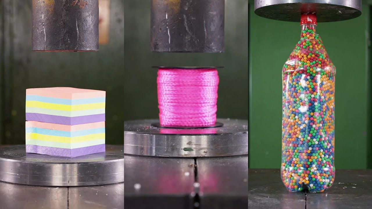 Top 100 Most Satisfying Hydraulic Press Crushes | Ultimate Crushing Moments Compilation #asmr