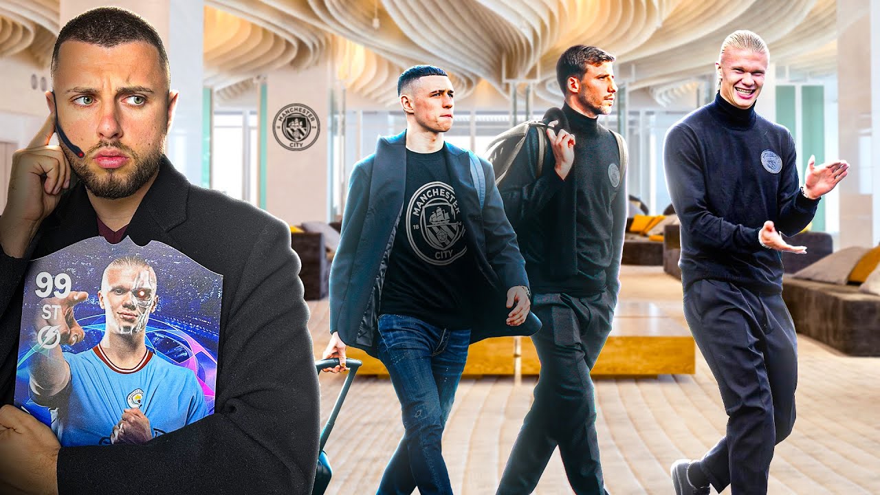 URMĂRESC JUCĂTORII DE LA MANCHESTER CITY PENTRU 24 DE ORE PÂNĂ MĂ ÎNTÂLNESC CU EI!!