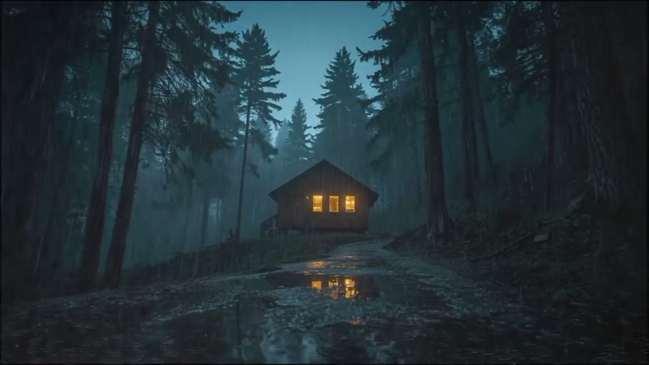 🌧️Full Into Deep Sleep With Roaring Rain & Thunder on Tin Roof | Night Storm Sound