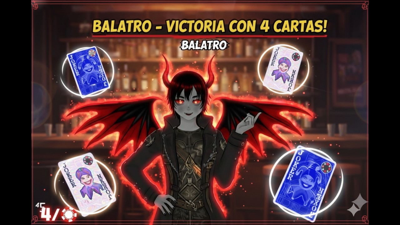 Balatro: victoria épica con solo 4 Jokers