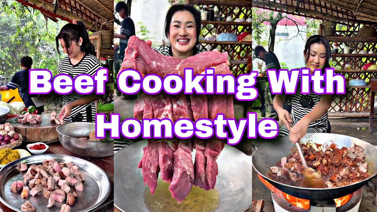 Beef cooking with homestyle #cookingchannel #foodblogger 