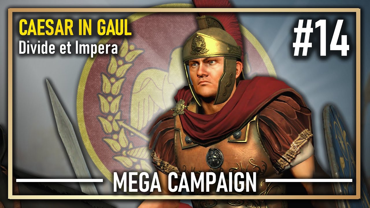 Caesar Face Ariovistus - Total War Rome 2 narrative MEGA CAMPAIGN [DEI] ~ ep 14