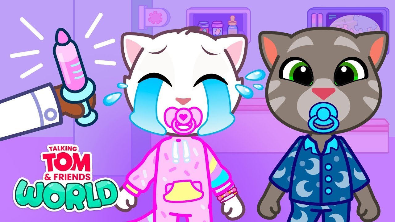 Baby Tom and Angela Go to the Doctor 🩺👶Talking Tom & Friends World Gameplay All Characters Unlocked