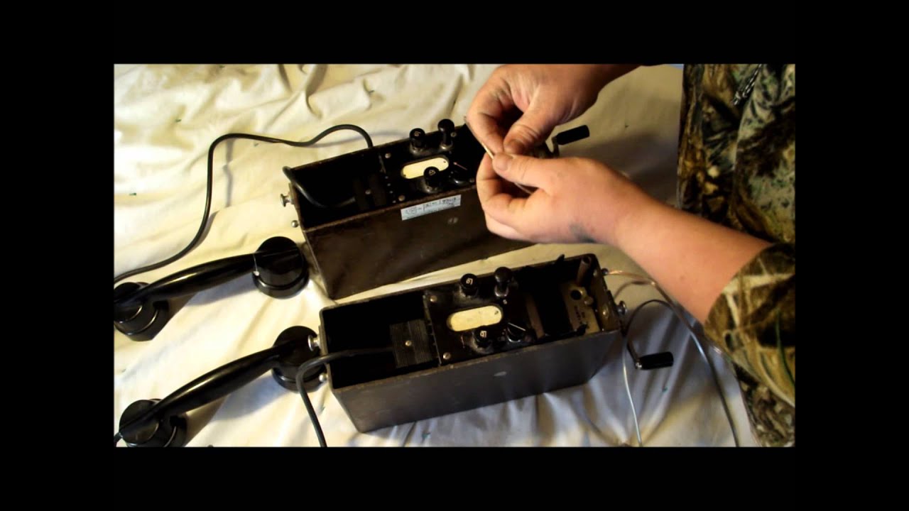 How to wire, setup, and use Military Field Phones
