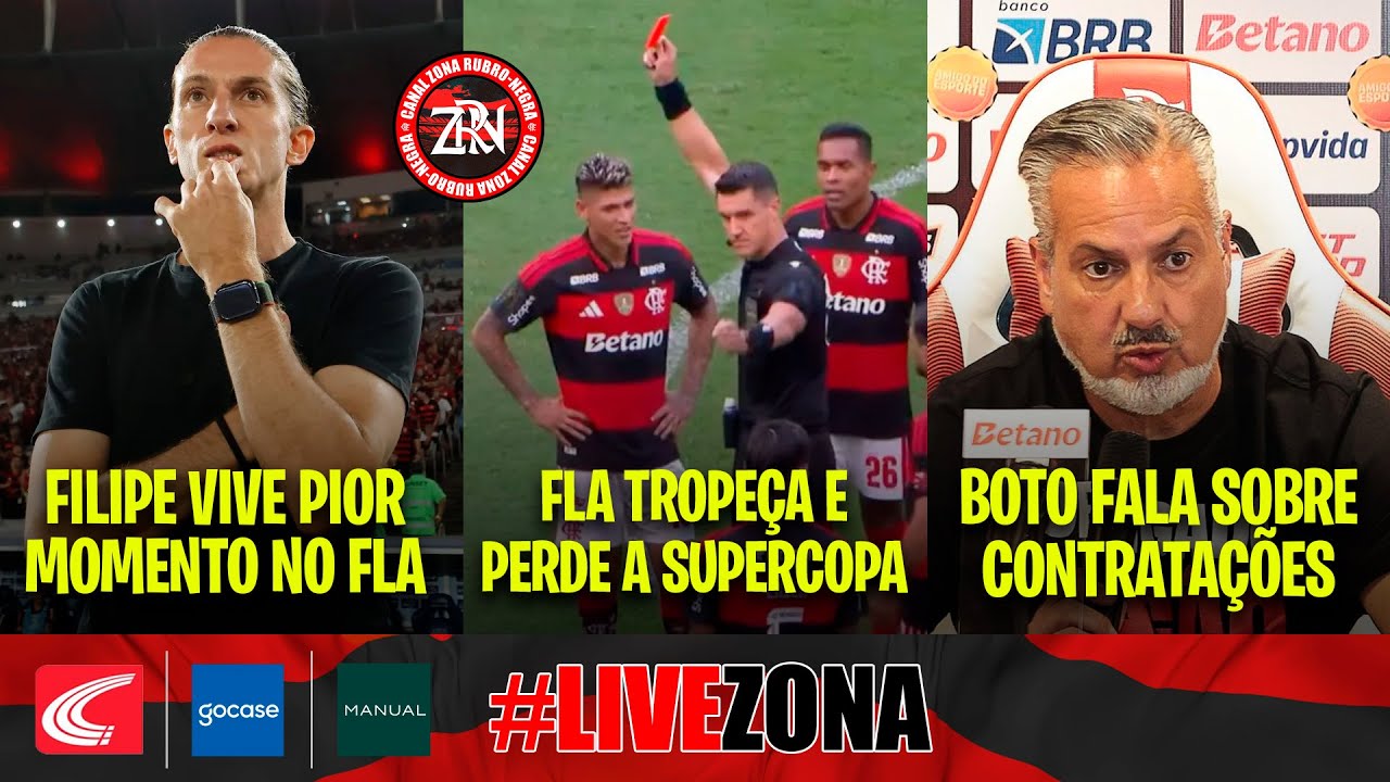 FILIPE LUÍS VIVE PRIMEIRA SEQUÊNCIA NEGATIVA | FLA PERDE MAIS UMA NO ANO | FLA VAI AO MERCADO?