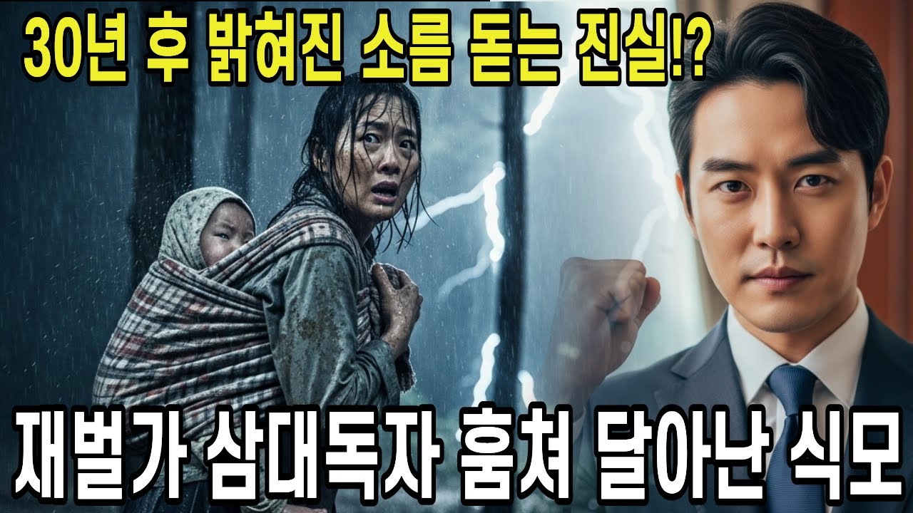 재벌가 삼대독자를 훔쳐 달아난 식모, 유괴범이라는 누명을 쓰고 도련님을 지켜낸 가정부의 눈물겨운 보은