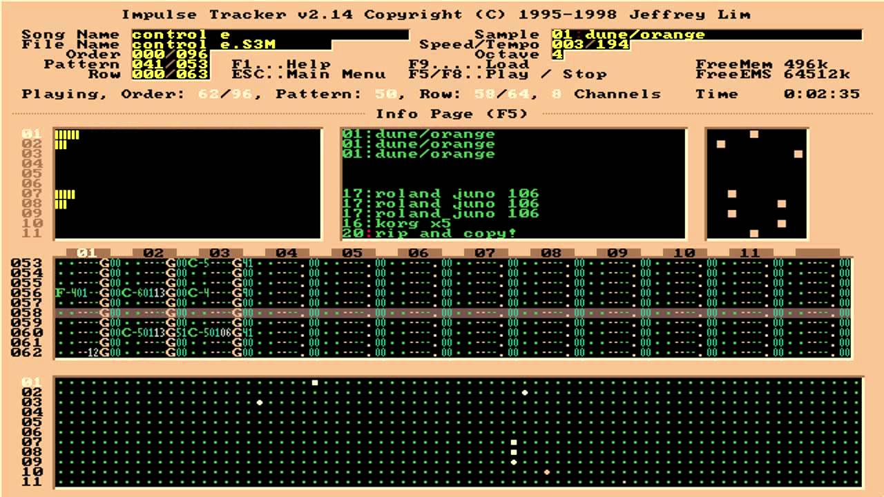 Dune / Orange - Control e